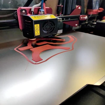 ENERGIC Nouă Imprimantă 3D Piese de Ștergere de Primăvară Placă de Oțel +2 buc PEI Foaie 224x254mm Pentru Reprap Pursa i3 MK2s Printer Heatbed