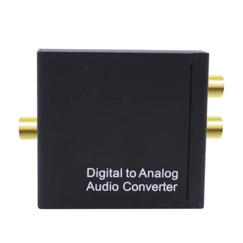AYHF-Digital to Analog Converter DAC Digital SPDIF Toslink La Analogic Stereo Audio L/R Convertor Adaptor Cu Cablu Optic Pentru P