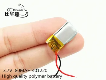 3.7 V baterie litiu-polimer 041220 401220 80mah MP3 MP4 MP5 setul cu cască Bluetooth