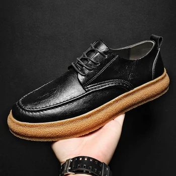 Lucrate Manual Din Piele Pantofi Barbati Adidasi Casual De Conducere Pantofi Din Piele Mocasini Pantofi Pentru Bărbați De Vânzare Fierbinte Mocasini Negru Scule De Încălțăminte Încălțăminte