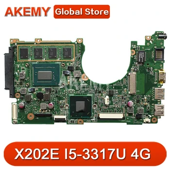 Pentru ASUS I5-3317U 4G/Memorie X202E X201E S200E X201EP laptop placa de baza testate de lucru original, placa de baza