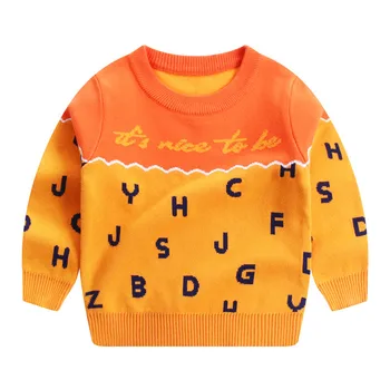 Sărituri de Metri New Sosire ABC Litere Băieți Fete Pulovere Pentru Toamna Iarna Haine Copii Complet Maneca O-neck Shirt
