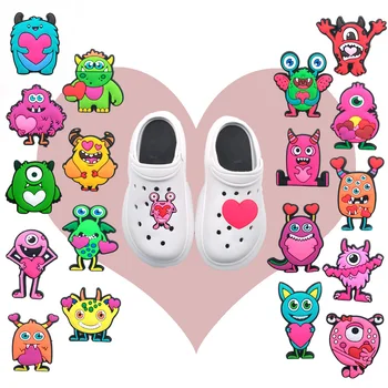 Fierbinte 1buc Urât și Stil Drăguț desene animate Jibz Pantofi Farmece DIY Bloca Pantof Accesorii se Potrivesc Croc Sandale Decor pentru Copii Cadouri