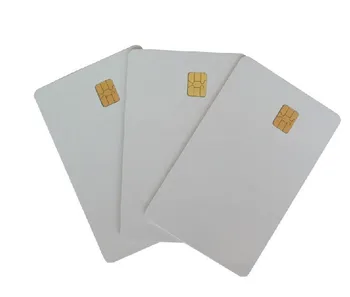 PVC alb Card LES 4442 cip de Contact Cmart Card