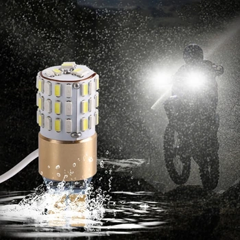 4 Stiluri de Lățime de Lumină cu Dual LED-uri de Culoare Becuri Alb și Ambră Lumina de Semnalizare pentru Motociclete XXFF