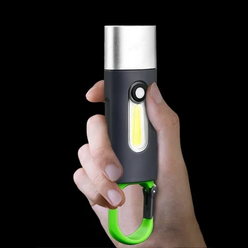 Lanterna LED-uri de Putere Ultra Bright Lanterna Lampa USB Reîncărcabilă Portabil COB Multifunctional Lampa de Călătorie pentru Drumetii