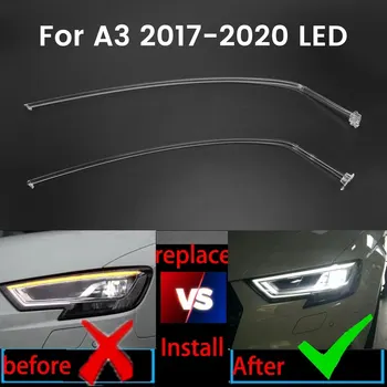 Masina Daytime Running Light Bar pentru Audi A3 2017-2020 Fata Dreapta Far Placă de Ghidare a Luminii Diurne Tub de Lumină