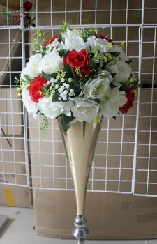 SPR transport Gratuit!10buc/lot alb rosu nunta masă centrală flori artificiale saruta flori minge de nunta de decorare etapă