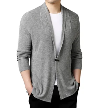 2022 Nou Brand de Moda Pulover Barbati Cardigan Gros Slim Fit Pulovere Tricotaje Cald Iarna coreeană Stil Casual de Îmbrăcăminte de sex Masculin 3XL