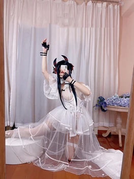 Joc Anime Arknights Enes Sexy De-A Treia Aniversare De Balet Fusta Rochie Uniformă Cosplay Costum Halloween Femei ping 2022