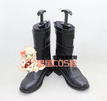 Sword Art Online Asada shino Negru Adult Cosplay Pantofi Cizme X002