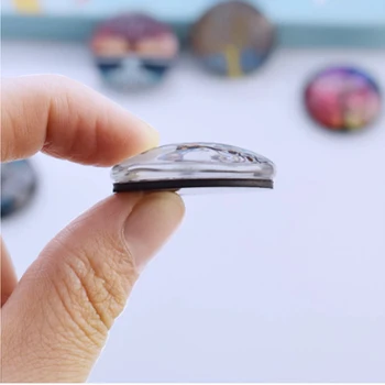 Cultura japoneză 30 MM, Magnet de Frigider Gheișă Japoneză Cabochon Sticla Magnetic Frigider Autocolante Notă Titularul Decor Acasă