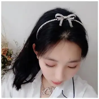 Coreea Style Femei Cristal Stras Coroana Bentițe Fata de Partid Cristal princess bride de nunta Bijuterii de Păr Accesorii elegante