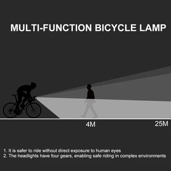T6 biciclete lumina din Aliaj de Aluminiu de Biciclete Coada Lumina 1000LM MTB drum lampa de biciclete Faruri rezistent la apa Lanterna Accesorii pentru biciclete
