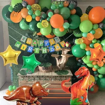 Copii Băieți Dinozaur Tema Decor Petrecere Dinozaur Baloane Folie Baby Shower Petrecere De Aniversare De Nunta De Vacanță Fondul Decor