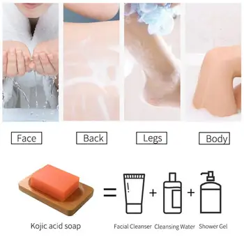 100g Sănătos Săpun Parfumat Hidratant cu Ulei de Control Manual de Strălucire Pielii Sapun pentru Baie Buna Fata de Corp Săpun