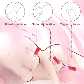10 Moduri de Vibrare Rod Adult jucarii Sexuale Masturbari Orgasm la punctul G Stimulator AV Sân Vagin Stimulator Sari