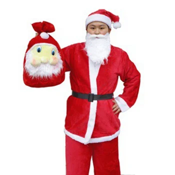 De Crăciun, Haine Usoare Prietenoase Cu Pielea Cosplay Costum Elastic Respirabil Moș Crăciun Costum De Pantaloni De Crăciun Îmbrăcăminte