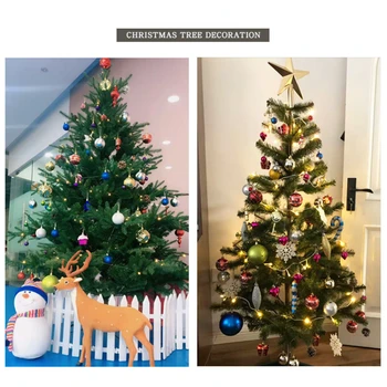 60~70PCS/cutie Ornament Pom de Crăciun mai Multe Culori de Crăciun Bile de Brad Pandantive 2023 Anul Nou Navidad Decor Acasă