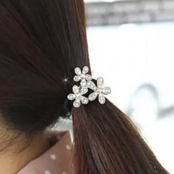1 buc Doamna Drăguț Imitație de Păr Perla de Cristal Părul Cu o Bentiță Elastică Acessorios Para Cabelo Turbante Cheveux