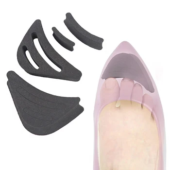 1 Pereche Antepiciorului Introduce Pad Pentru Femei Tocuri Deget De La Picior Plug Jumătate Burete De Pantofi, Picioare Pernă De Umplutură Tălpi Anti-Durere Regla Tampoane