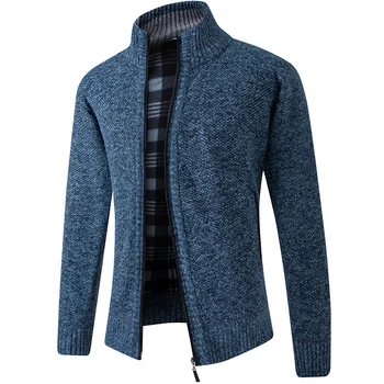 Dropshipping La Magazin Fabrica de Bărbați Stand-up Guler Cardigan Plus Dimensiune Respirabil Confortabil Pulover Jacheta pulover tricot