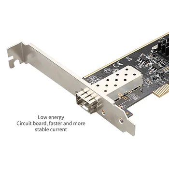 TXA087 PCI Gigabit 1000Mbps Fibre Optice Port SFP placa de Retea pentru Desktop PC 1G Intel 82545 Ethernet