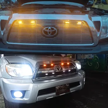 4 in1 6000K Alb chihlimbar 12v Grila Fata lumini Pentru masina 2016-2020 Toyota Tacoma w/TRD Pro Gratar DOAR Grila Fata Iluminare DRL