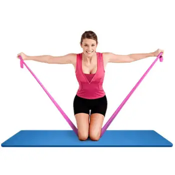 Yoga, Pilates, Stretch Rezistenta Band Exercitii de Fitness Banda de Formare Elastica de Exercitii de Fitness Cauciuc 150cm cauciuc natural Sport