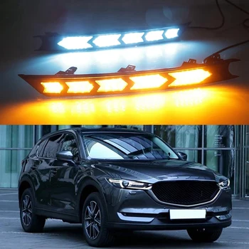 LED-uri auto DRL Daytime Running Light Dinamic Lampă de Semnalizare Pentru Mazda CX-5 CX5 2017 2018 2019 2020 2021