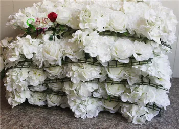SPR 2018 floare trandafir perete nunta fundal flori artificiale rând și arc decorativ flore Transport Gratuit