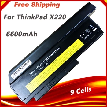 6600mAh 9 Celule baterie Laptop pentru LENOVO ThinkPad X220 X220i Serie 42Y4874 42T4901 42T4902 42Y4940