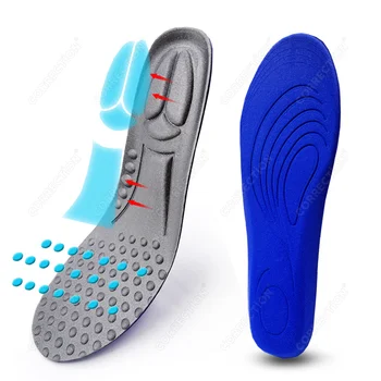 Sport Insoles masaj pentru picioare Spuma de Memorie Branțuri Pentru Pantofi Unic Deodorant Respirabil Perna de Funcționare Pad Pentru Picioare bărbat femei