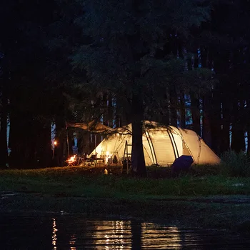 Naturehike Nou în aer liber de Lux Tunel Cort de Camping Cort Impermeabil Călătorie Vânt Impermeabil 1 Sala 1 Sala de Cort cu Fusta de Zapada