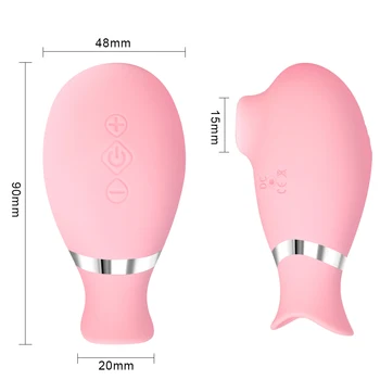 Suge Vibratorul pentru Femei Fraier Clitorisul Aspirație Limba Vibrator punctul G Feminin Stimulator Clitoris lins Sex Jucării Pentru adulți