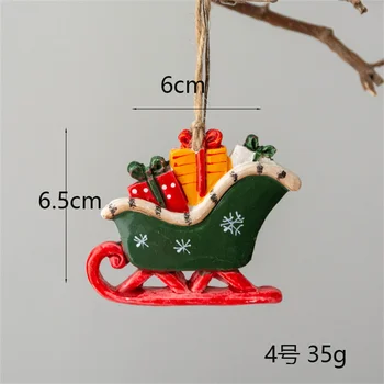 Pomul de crăciun Agățat Ornament Modelelor Clasice de Crăciun Pandantiv pentru Autoturisme Fereastra Pomul de Crăciun