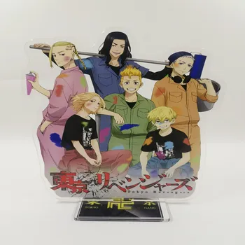 Tokyo Răzbunătorul Colectie Suporta Placa De Model Figura Anime Familie În Picioare Semne Jucărie Decor Birou Cosplay Recuzită Breloc Cadou Fanilor
